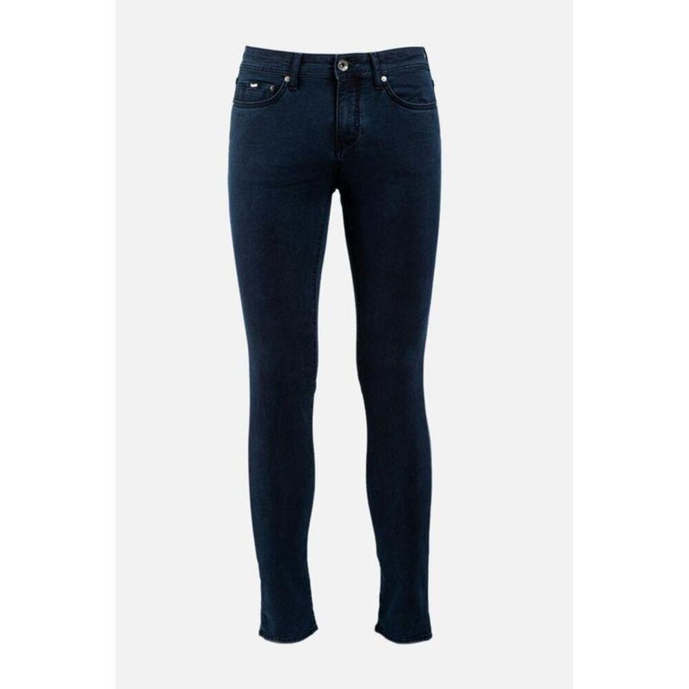 Gas Cotton Slim Fit Jeans Men Blue Bottoms